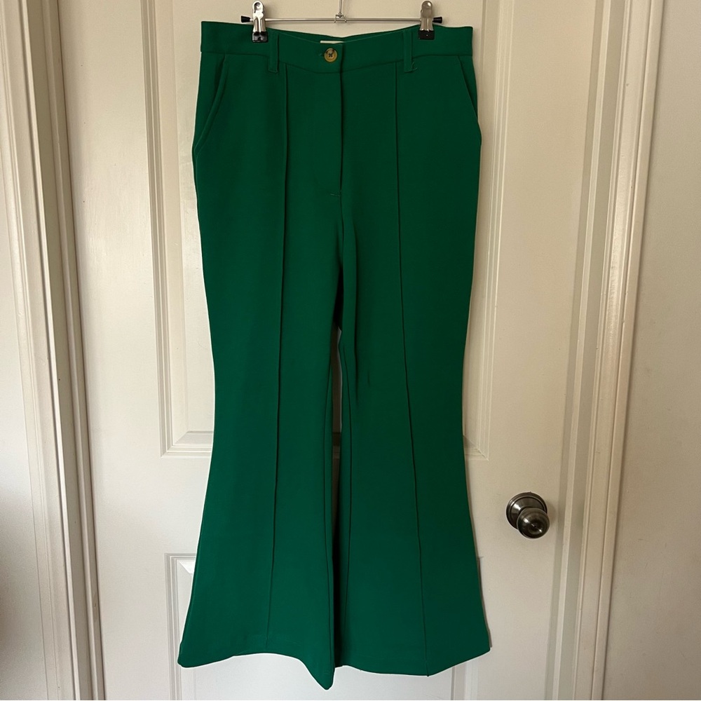 Green Urban Outfitters Fit & Flare Pants